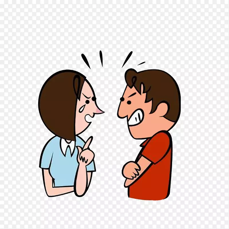 生气互骂的男女PNG图片素材下载_图片编号qezealwy-免抠素材网