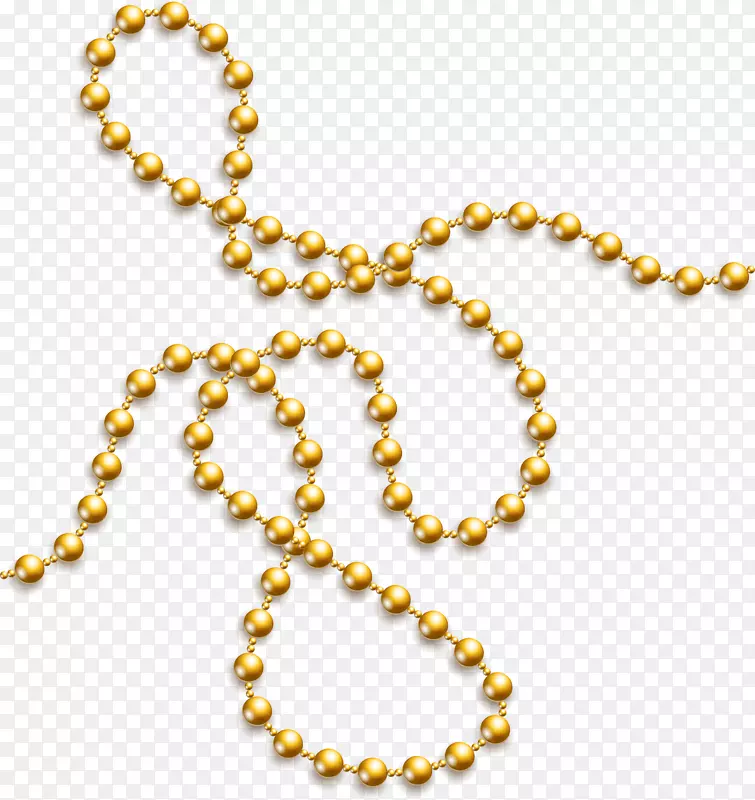 金色珠子链子