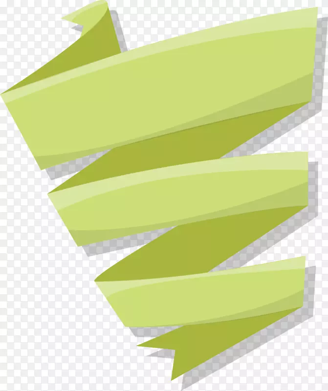 绿色螺旋彩带标题框