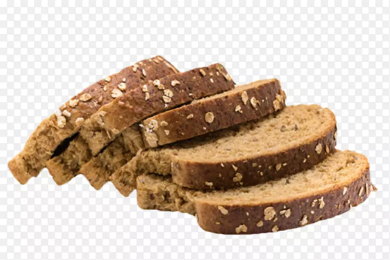 深棕色切了片相互依靠着的面包实