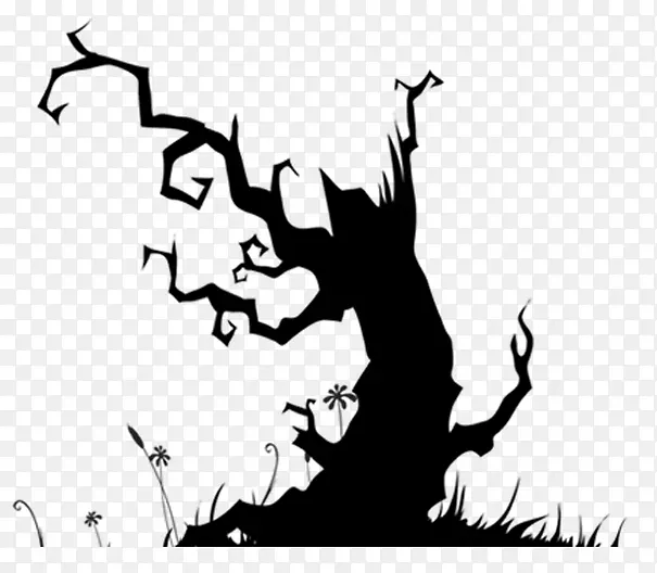 鬼影枯树
