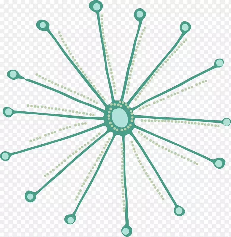 分子生态球PNG