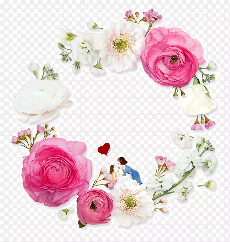 春季春暖花开花环