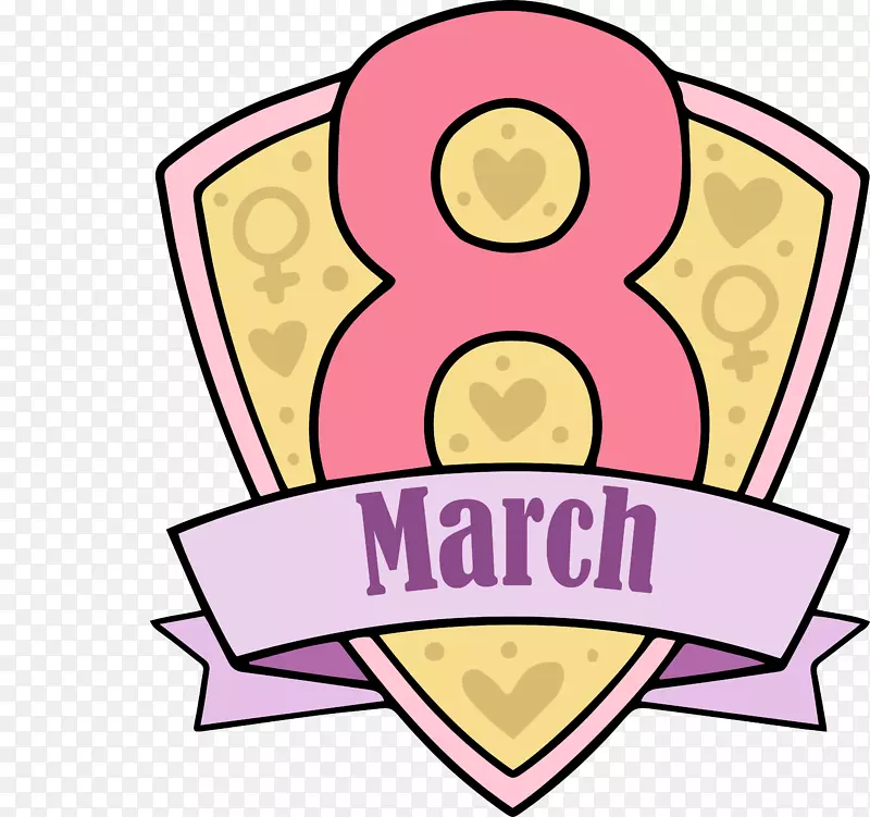 三月八日母亲节标贴