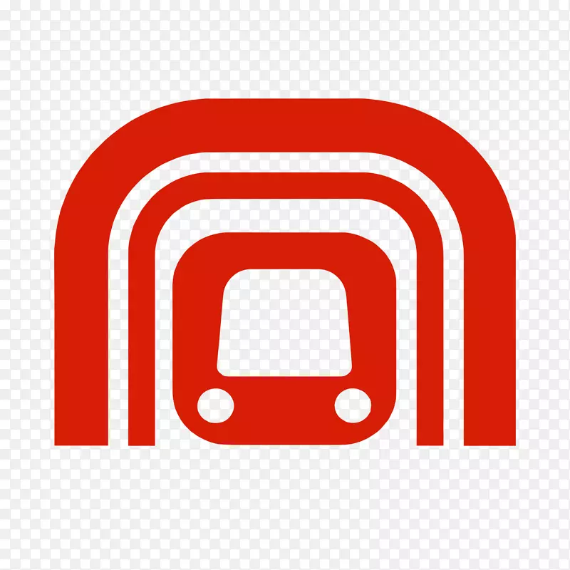 红色合肥地铁logo元素