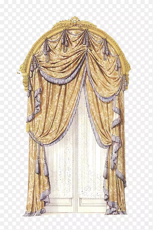 古典窗帘装饰