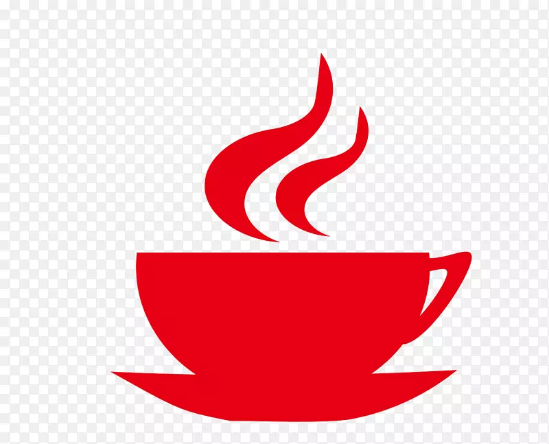红色杯子设计茶印