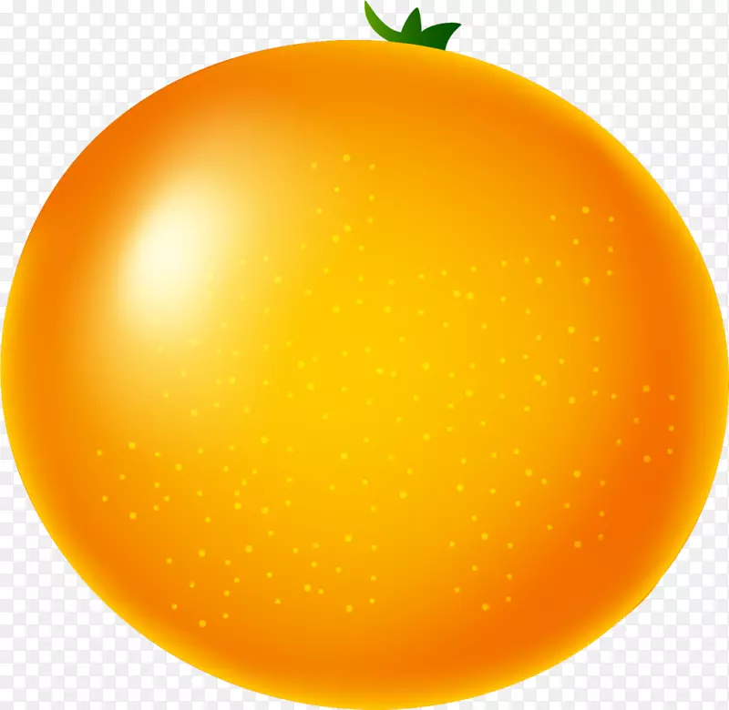 唯美黄色橘子