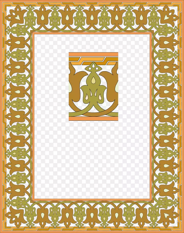 阿拉伯蔓藤花纹