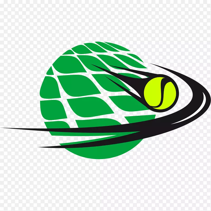 绿色网球图标设计