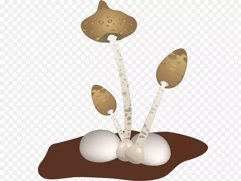 创意卡通蘑菇素材