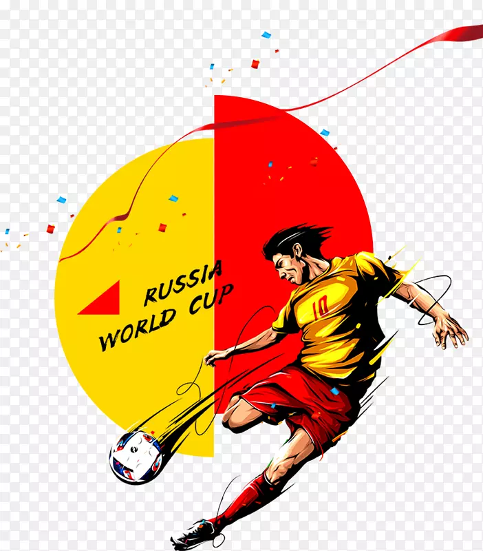 世界杯体育运动插画设计