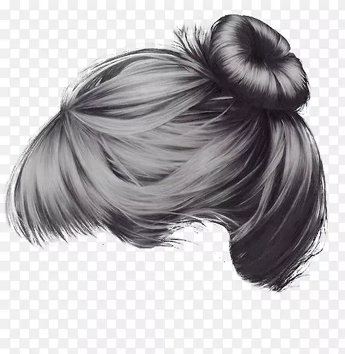 丸子头发型
