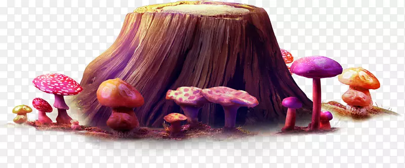 蘑菇树凳