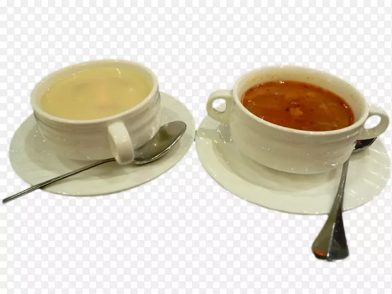 一碗蘑菇汤和罗宋汤
