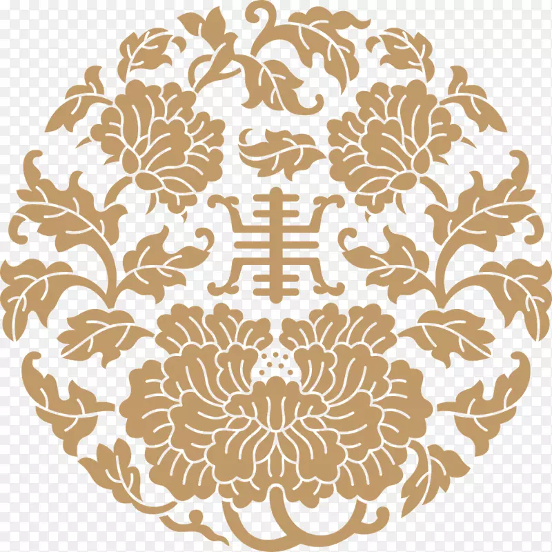 古代传统名族花纹装饰图案