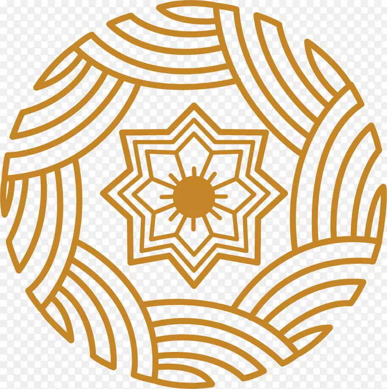 中国风古代服饰纹理装饰图案