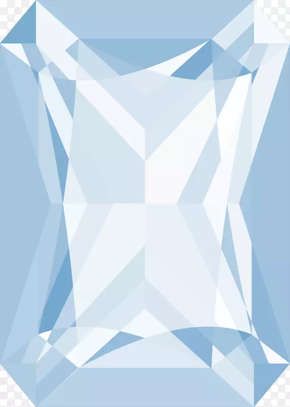大气几何透明钻石素材