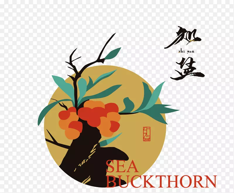 矢量中国风简约插画