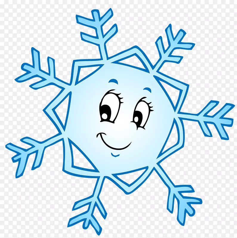 卡通雪花