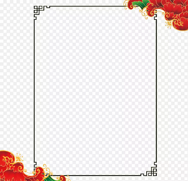 节目单边框装饰