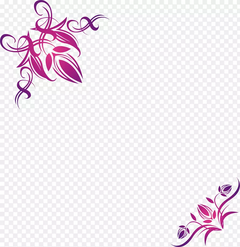 粉色对角花纹