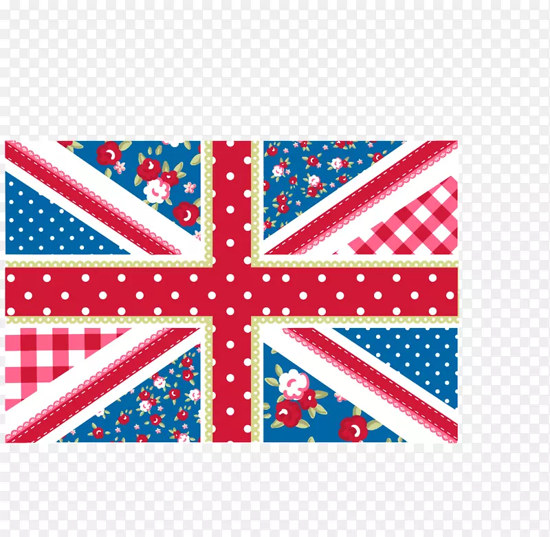 怀旧的英国国旗素材图