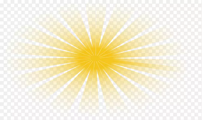 金色发散光芒