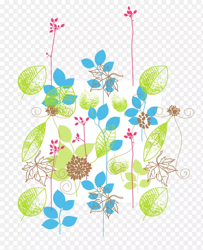 手绘时尚花纹PNG图片素材下载_图片编号ygegbkey-免抠素材网