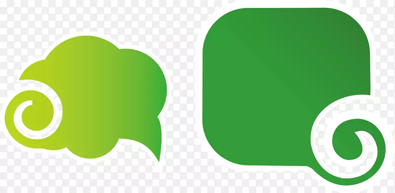 绿色对话框