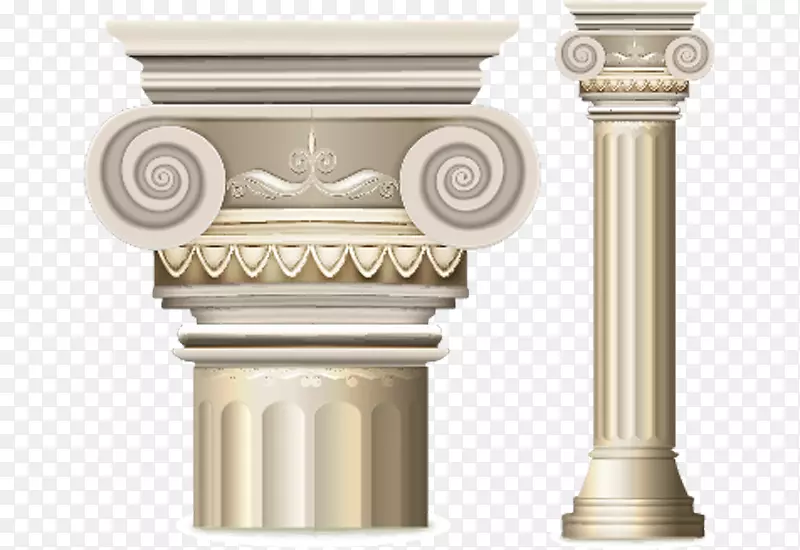 创意罗马柱设计素材