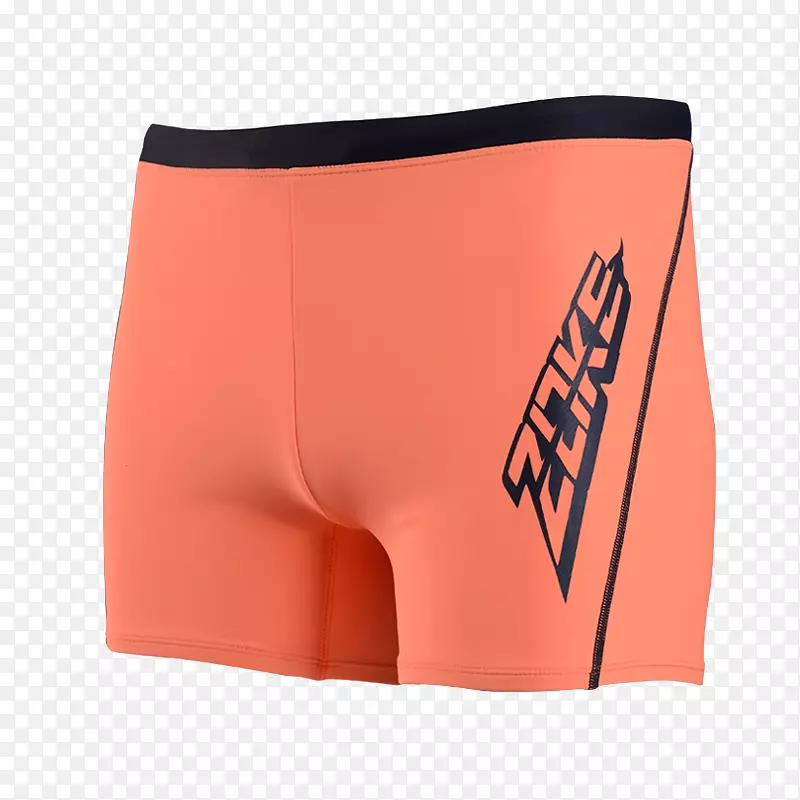 橙色男士泳裤