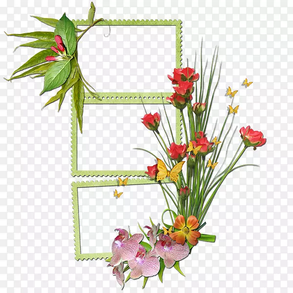 花朵边框装饰素材