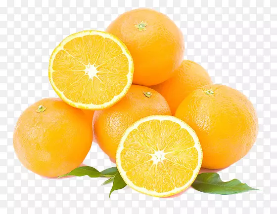 堆在一起的橙子