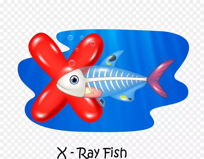 卡通动物字母设计矢量素材
