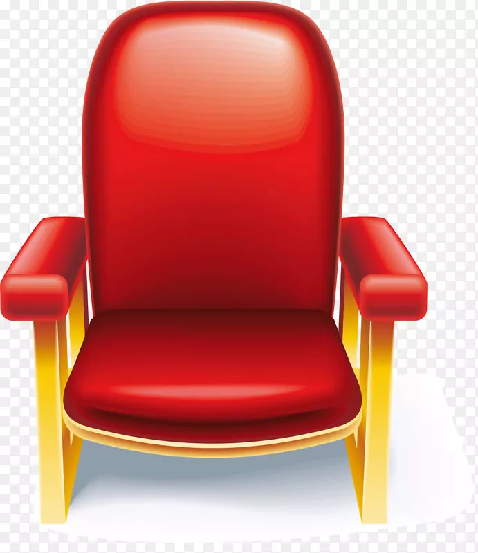 红色椅子，淘宝素材，矢量素材