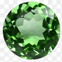 首饰图案大气 绿色圆钻石