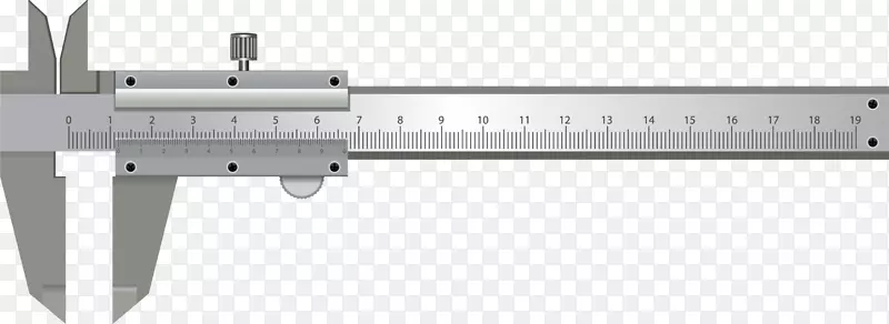 银色游标卡尺