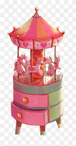 粉色多层柜子