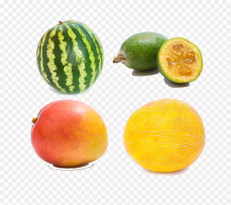 西瓜甜瓜等四种水果