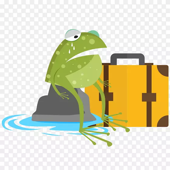 疲惫的旅行青蛙元素