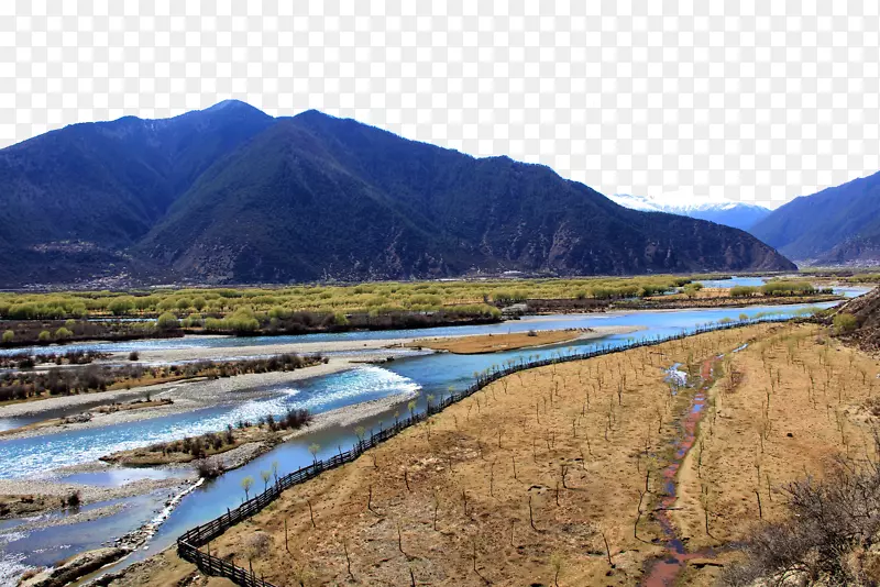林芝尼洋河风景图