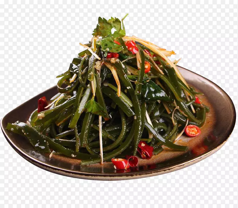 酸辣金针菇凉拌海带丝