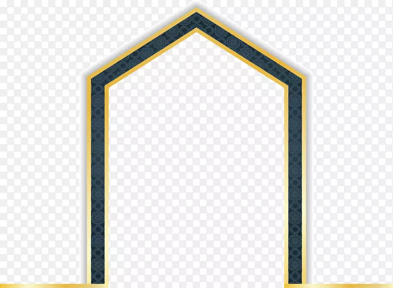 金色线条装饰框