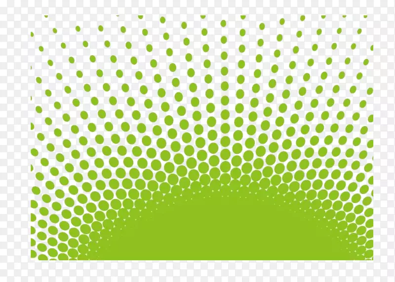 绿色圆圈放射状素材背景图