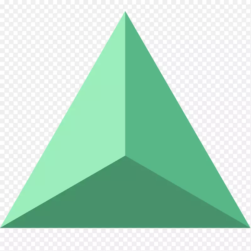 绿色金字塔免抠PNG
