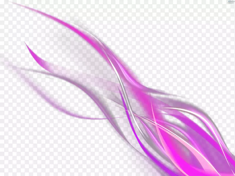 流动的紫色线条