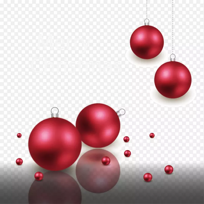 典雅红色圣诞吊球矢量素材png图片素材下载 图片编号qonobkvy 免抠素材网