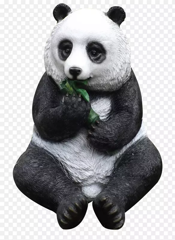 仿真动物大熊猫不锈钢雕塑