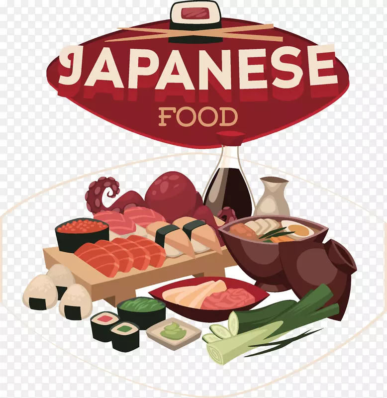 日本食品和字母下载